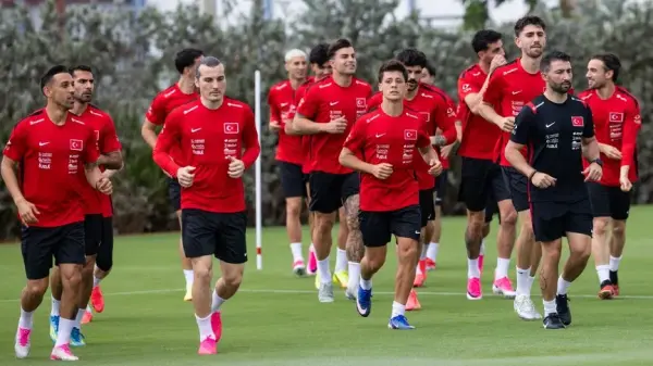 A Milli Futbol Takımı'nın Miami'deki ilk antrenmanından bir kesit