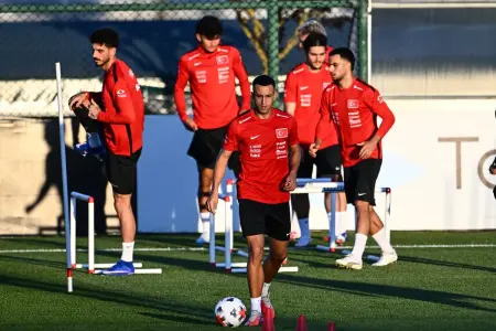 A Milli Futbol Takımı antrenmanı