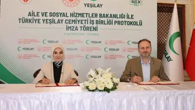 Aile ve Sosyal Hizmetler Bakanlığı ile Yeşilay Arasında Bağımlılıkla Mücadelede Kapsamlı İş Birliği Protokolü İmzalandı