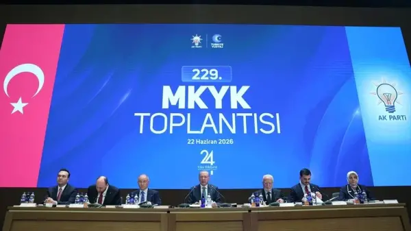 AK Parti Merkez Karar ve Yönetim Kurulu toplantısından genel görünüm