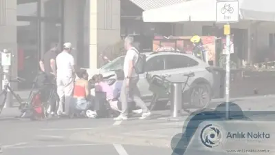 Almanya'da dehşet anları: Leipzig'de yaya yoluna dalan araç için saldırı kararı