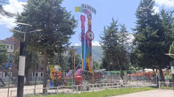 Amasya'daki lunapark kazasında hayatını kaybeden Burak Kırıkçı'nın fotoğrafı.