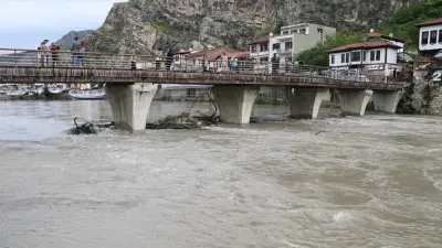 Amasya'da Yeşilırmak Alarmı: Su Seviyesi Kritik Eşiğe Yaklaştı