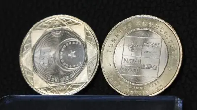 Ankara'daki NATO Zirvesi Anısına Özel 5 Lira Tedavüle Çıktı