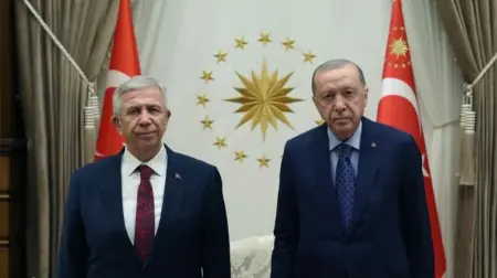Mansur Yavaş ve Cumhurbaşkanı Erdoğan'ın Beştepe'deki görüşmesi