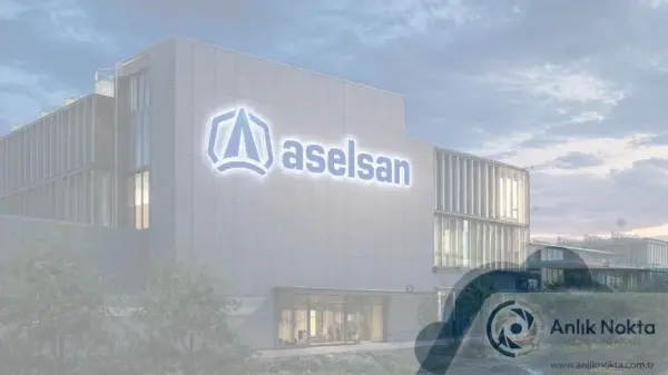 ASELSAN logosu ve borsa grafiklerini gösteren bir görsel
