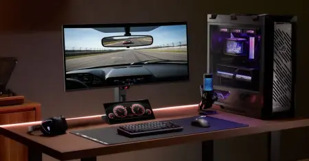 Asus'un yeni ROG Strix XG129C dokunmatik ikincil ekranı ve ROG Strix OLED XG34WCDMS monitörü