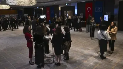 Avrupa Konseyi Ankara Ofisi'nin düzenlediği 'Hakları Hayata Geçirmek' temalı resepsiyon.