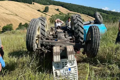 Bafra'da Traktör Kazası: Sürücü Hayatını Kaybetti