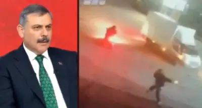 İçişleri Bakanı Mustafa Çiftçi konuşma yaparken