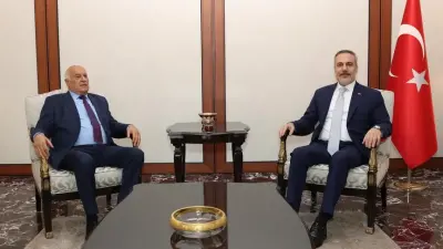 Bakan Fidan, Fetih Genel Sekreteri Rajub'u Ankara'da Ağırladı