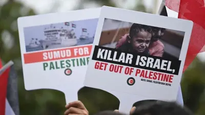 Başkent'te İsrail'in Küresel Sumud Filosu'na Saldırısı Protesto Edildi: HAK-İŞ'ten Uluslararası Kınama