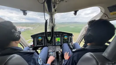 Bayram Öncesi Havadan Trafik Denetimleri Yoğunlaştı: Güvenli Seyahat İçin Helikopterler Görevde