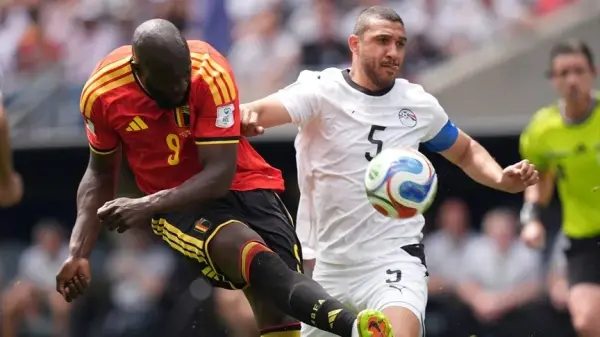 Belçika ve Mısır milli takımları arasında Seattle'da oynanan futbol maçı