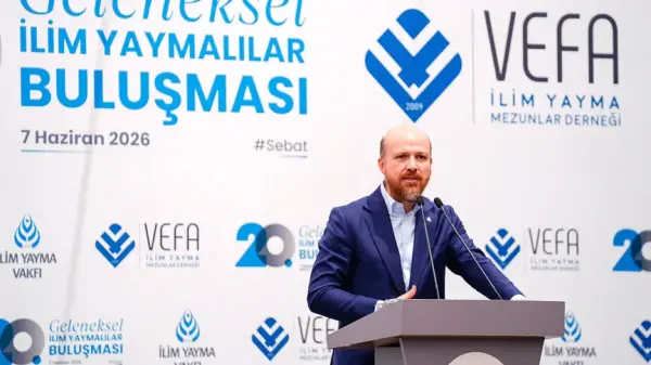 Vefa Yurdu temel atma töreni ve Bilal Erdoğan'ın konuşması