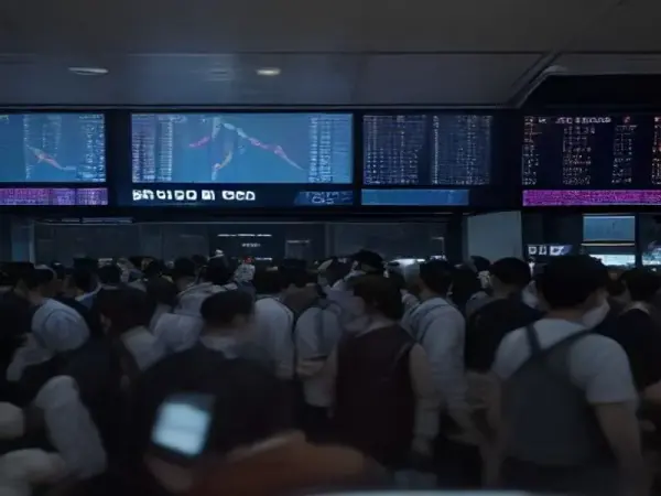 Borsa İstanbul'da işlem gören hisse senetleri ve finansal grafikler