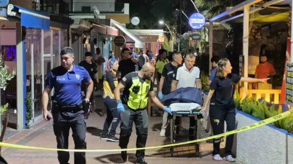 Bodrum'daki restoranda silahlı saldırı sonrası polis incelemesi