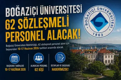 Boğaziçi Üniversitesi'nden 62 Sözleşmeli Personel Alımı! Başvurular Başladı