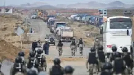 Bolivya'da hükümet karşıtı protestolar ve güvenlik güçlerinin müdahalesi
