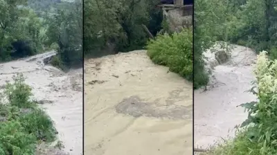 Bolu'da Sağanak Vurdu: Tımaraktaş Köyü'nde Dereler Taştı, Tarım Arazileri Sular Altında Kaldı