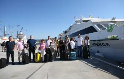 Çanakkale-Limni Adası Arasında Tarihi Feribot Seferleri Başladı