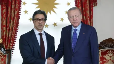 Cumhurbaşkanı Erdoğan, Birleşik Arap Emirlikleri Devlet Başkan Yardımcısı Şeyh Mansur'u Kabul Etti