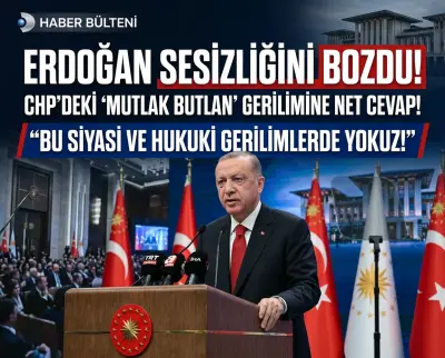 Cumhurbaşkanı Erdoğan'dan CHP'deki 'Mutlak Butlan' Kararına İlişkin Net Mesaj