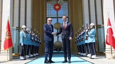Cumhurbaşkanı Erdoğan, NATO Zirvesi Kapsamında Karadağ Başbakanı Spajic'i Kabul Etti