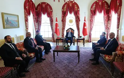 Cumhurbaşkanı Erdoğan, Sevan Sıvacıoğlu ve Patrik Maşalyan'ı Kabul Etti
