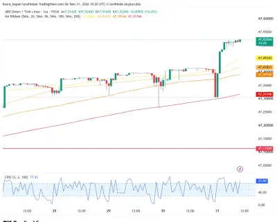 Dolar/TL Tüm Zamanların Zirvesinde: Yeni Rekor 47,52!