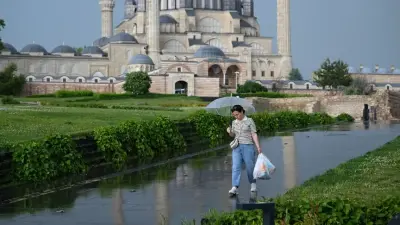 Edirne'de Şiddetli Gök Gürültülü Sağanak Hayatı Olumsuz Etkiledi