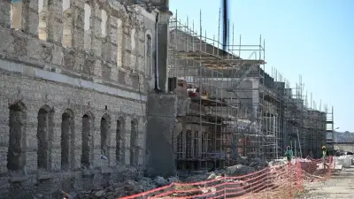 Edirne Mahmudiye Kışlası restorasyon çalışmaları