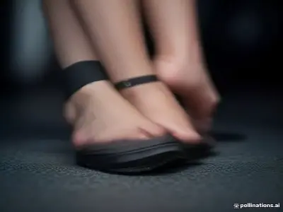 Elektronik kelepçe takılı bir ayak ve arka planda izleme merkezi