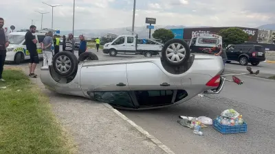 Erzincan'da Meydana Gelen Trafik Kazasında İki Kişi Yaralandı