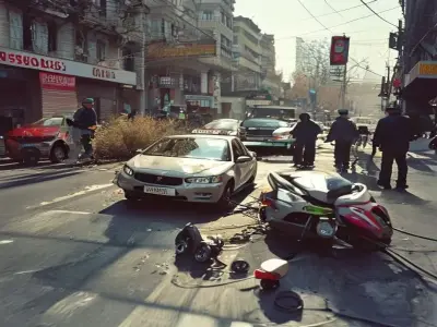 Esenyurt'ta Ters Yön İhlali Kazaya Neden Oldu: Otomobil Scooter'a Çarptı
