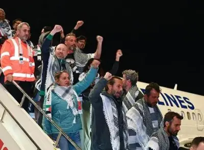 FLAŞ! Küresel Sumud Filosu Aktivistleri İstanbul'da: İsrail Zulmünü Anlattılar!