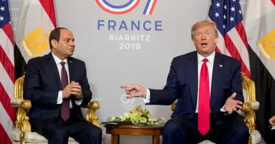 G7 Zirvesi'nde Kritik An: Trump ve Sisi'den Ortak Basın Toplantısı