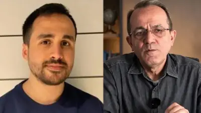 Gazeteciler Mustafa Balcı ve Şaban Sevinç'in cezaevi sevkini gösteren görsel