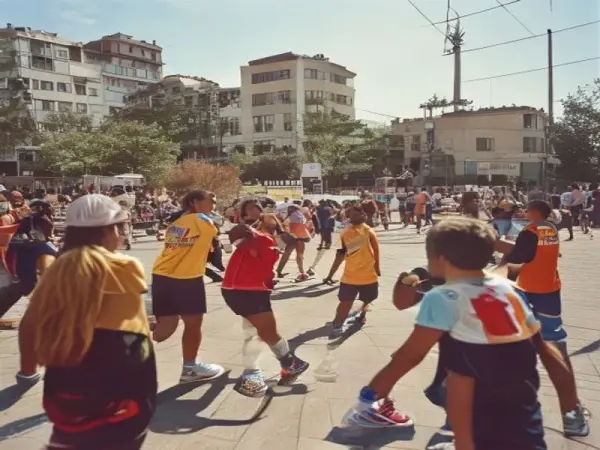 Türkiye'nin 81 ilinde düzenlenen Gençlik ve Spor Festivallerinden bir görüntü