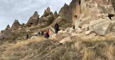 Göreme'de çöken peribacası