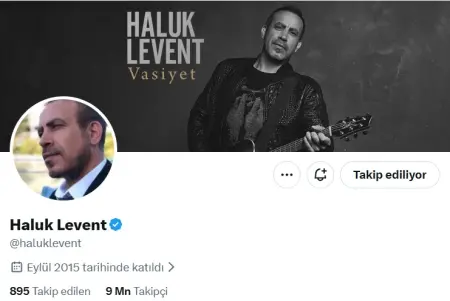 Haluk Levent'in X hesabına erişim engeli getirildi.