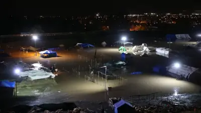 Hatay Dörtyol'da Şiddetli Sağanak Hayatı Felç Etti