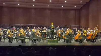İstanbul Devlet Opera ve Balesi'nin Beethoven'ın 9. Senfonisi konserinden bir sahne.