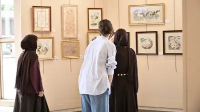 İmam Hatip Lisesi Öğrencilerinin Geleneksel Sanat Eserleri "Saye" Sergisiyle Sanatseverlerle Buluştu