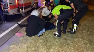 İnegöl'de Motosiklet Kazası: Genç Sürücü Yaralandı, Annesi Yanından Ayrılmadı