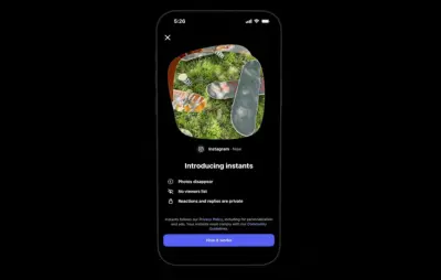 Instagram, Otantik Paylaşım Odaklı Yeni Özelliği Instants’ı Duyurdu