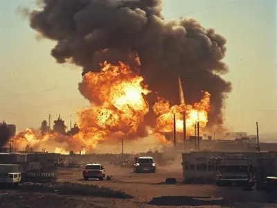Irak'ın Erbil ve Süleymaniye Kentlerinde Mühimmat Depolarında Büyük Patlamalar Meydana Geldi