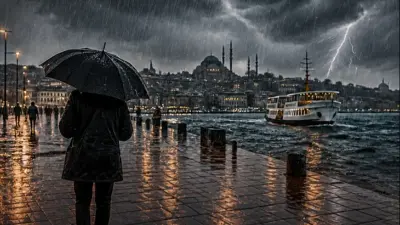 İstanbul'da Cuma Günü Yağış ve Fırtına Alarmı