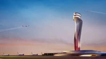 İstanbul'da sağanak yağış nedeniyle iniş yapamayan uçaklar