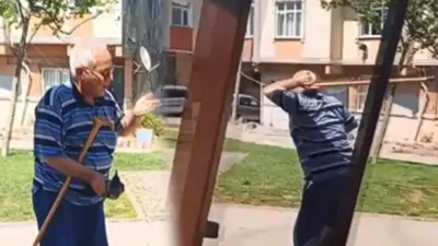 İstanbul'da Şaşırtan Olay: Yavrusuna Yardım Etmek İsteyen Adama Anne Karga Saldırdı
